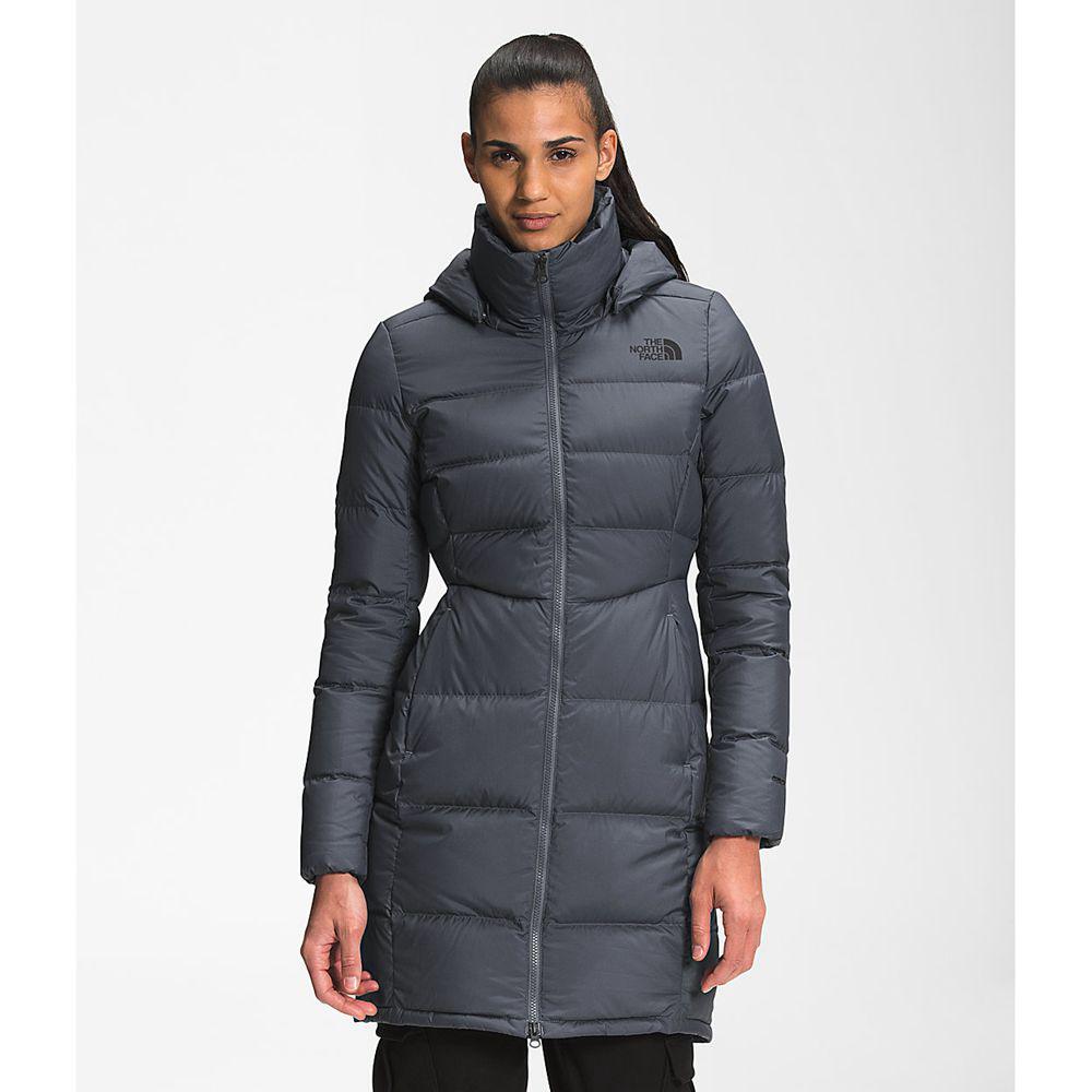 The North Face Metropolis Parka Γυναικεια Αδιάβροχα Μπουφάν - Γκρι (DBYS42631)